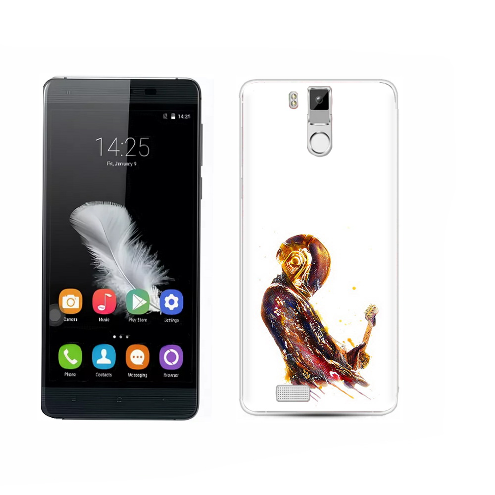 

Чехол MyPads Tocco для Oukitel K6000 Pro космо-музыкант, Прозрачный, Tocco
