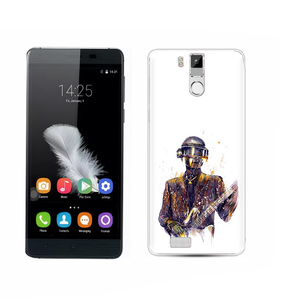 

Чехол MyPads Tocco для Oukitel K6000 Pro космо-гитарист, Прозрачный, Tocco