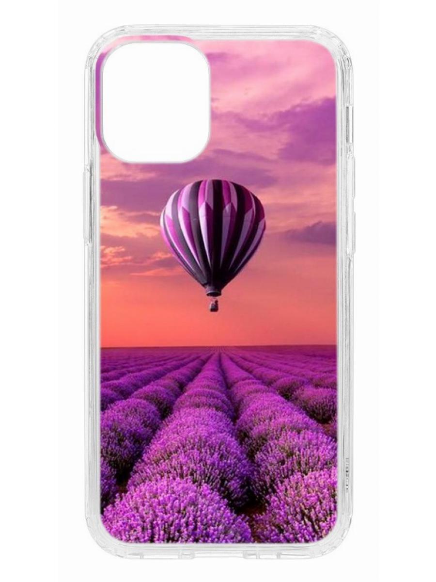 Чехол на iPhone 12 mini Kruche Print Лавандовый рай