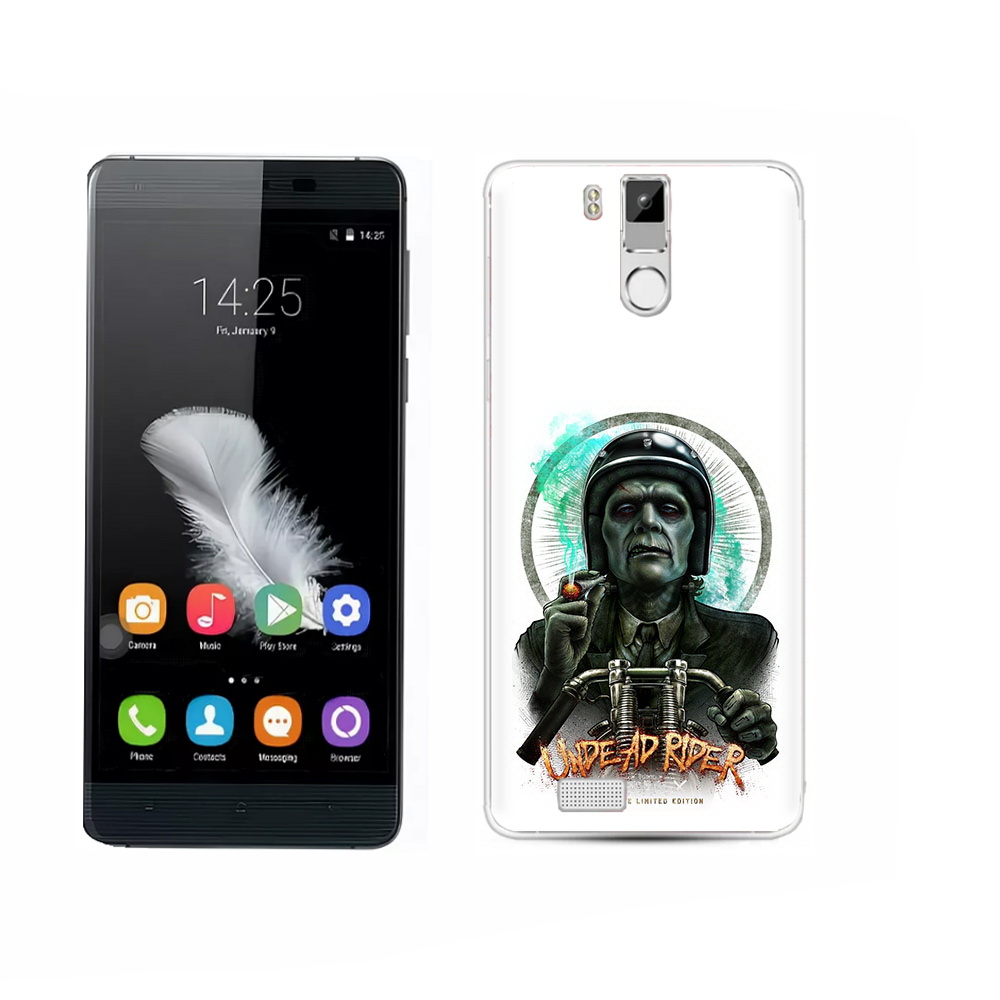

Чехол MyPads Tocco для Oukitel K6000 Pro зеленый мужчина с сигаретой на мотоцикле, Прозрачный, Tocco