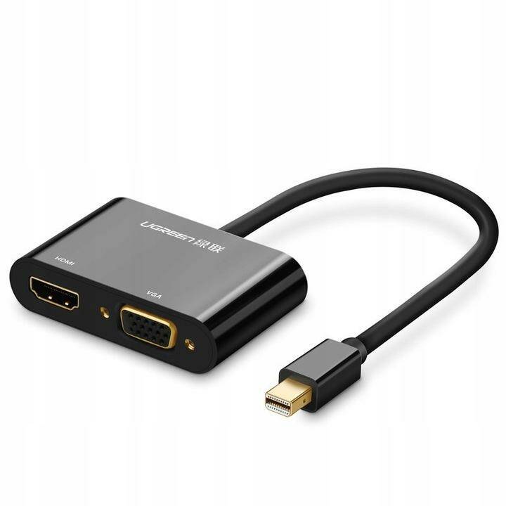 Адаптер uGreen Mini DP - HDMI/VGA вилка-розетка м (10439_)