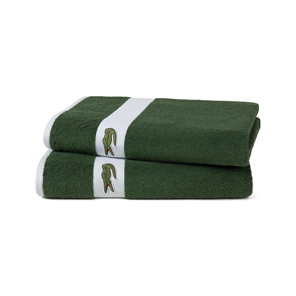 Полотенце 90x150 см Lacoste Casual Vert