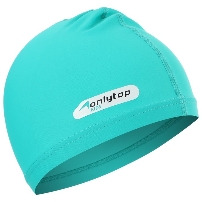 

Шапочка для плавания ONLYTOP SWIM, детская, цвет бирюзовый, обхват 46-52 см, Разноцветный, 7483739-1