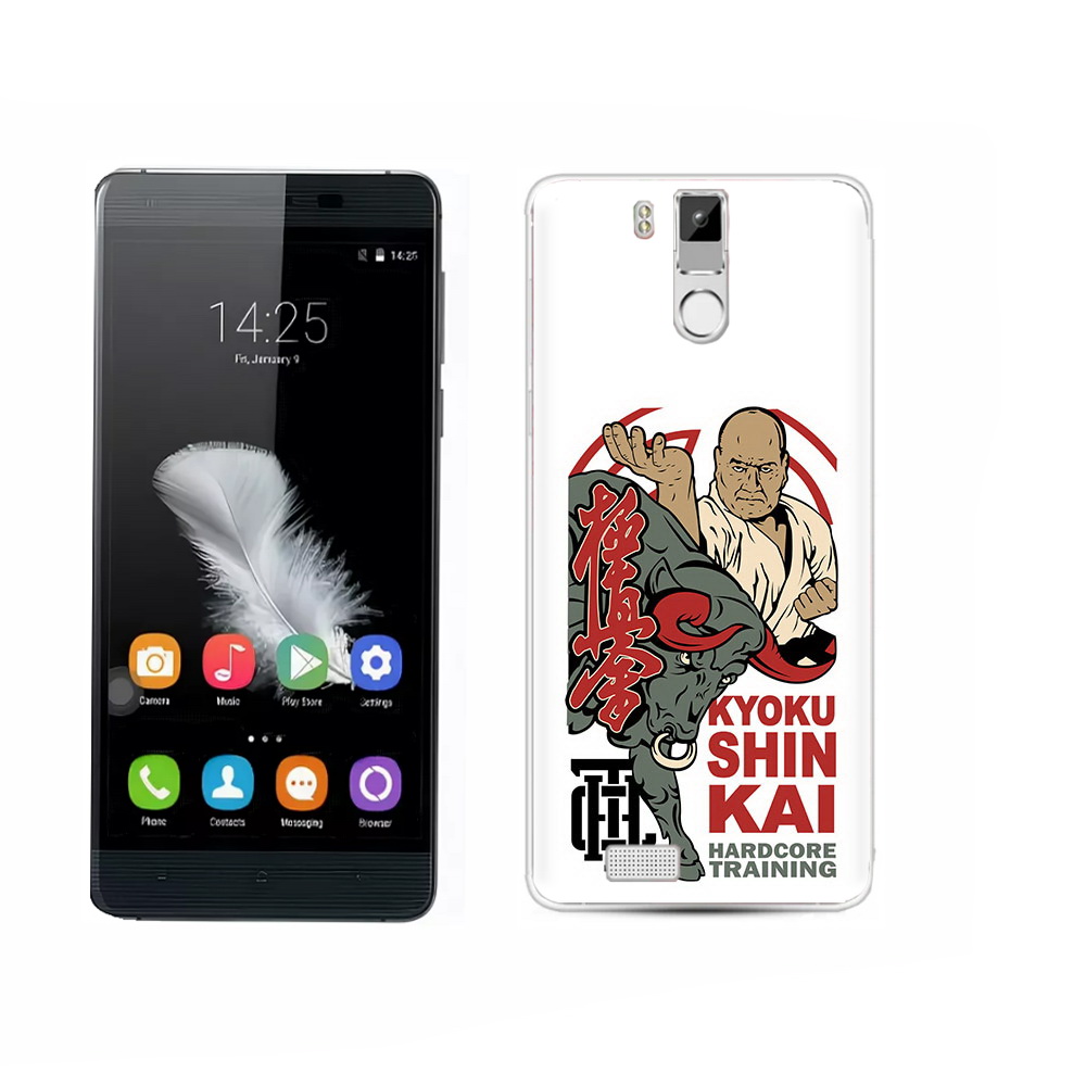 

Чехол MyPads Tocco для Oukitel K6000 Pro единоборства рисунок, Прозрачный, Tocco