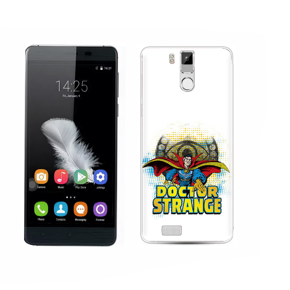 

Чехол MyPads Tocco для Oukitel K6000 Pro доктор стренж рисунок, Прозрачный, Tocco