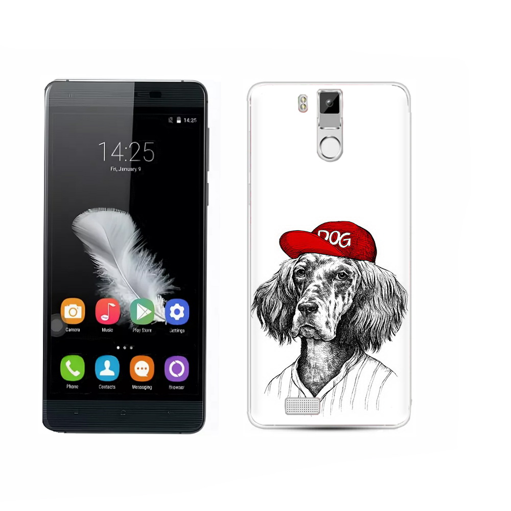 

Чехол MyPads Tocco для Oukitel K6000 Pro дог, Прозрачный, Tocco