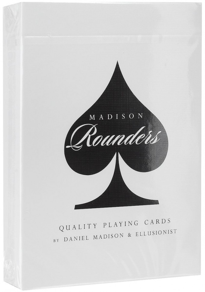 

Игральные карты Ellusionist Madison Rounders, черные, Ellusionist Madison Rounders – черные