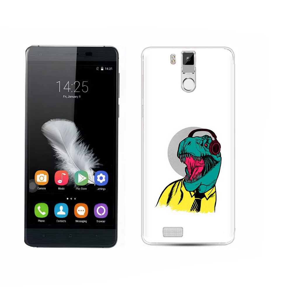 

Чехол MyPads Tocco для Oukitel K6000 Pro дино, Прозрачный, Tocco