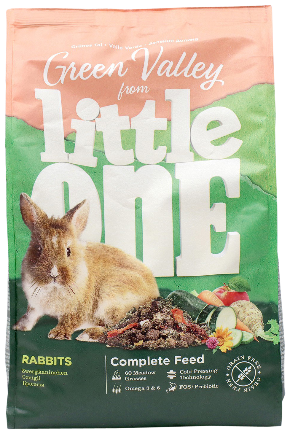 

Сухой корм для кроликов Little One Зеленая долина, 750 г