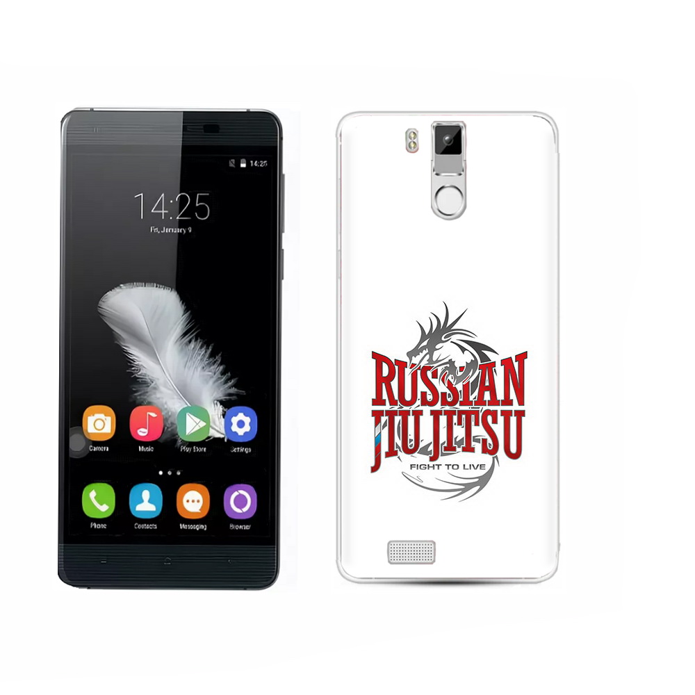 

Чехол MyPads Tocco для Oukitel K6000 Pro джиу джитсу, Прозрачный, Tocco