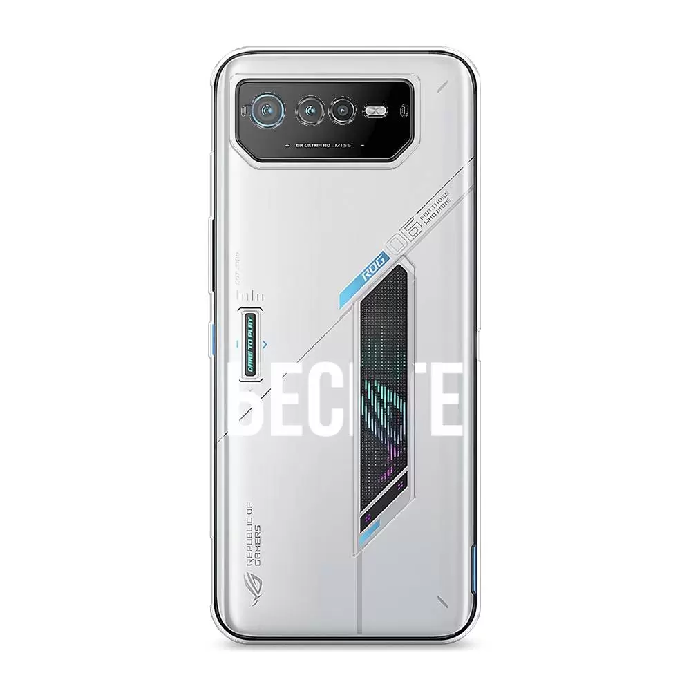 

Силиконовый чехол Awog "Бесите" для Asus ROG Phone 6, Прозрачный, 44650-6