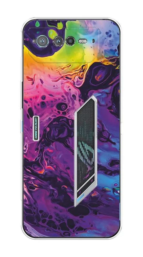 

Чехол Awog "ACID fluid" для Asus ROG Phone 6, Разноцветный, 44650-3