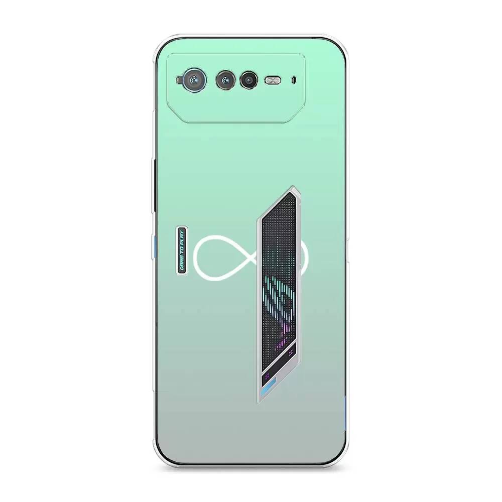 

Силиконовый чехол Awog "Бесконечность от Тиффани" для Asus ROG Phone 6, Разноцветный;прозрачный, 44650-4