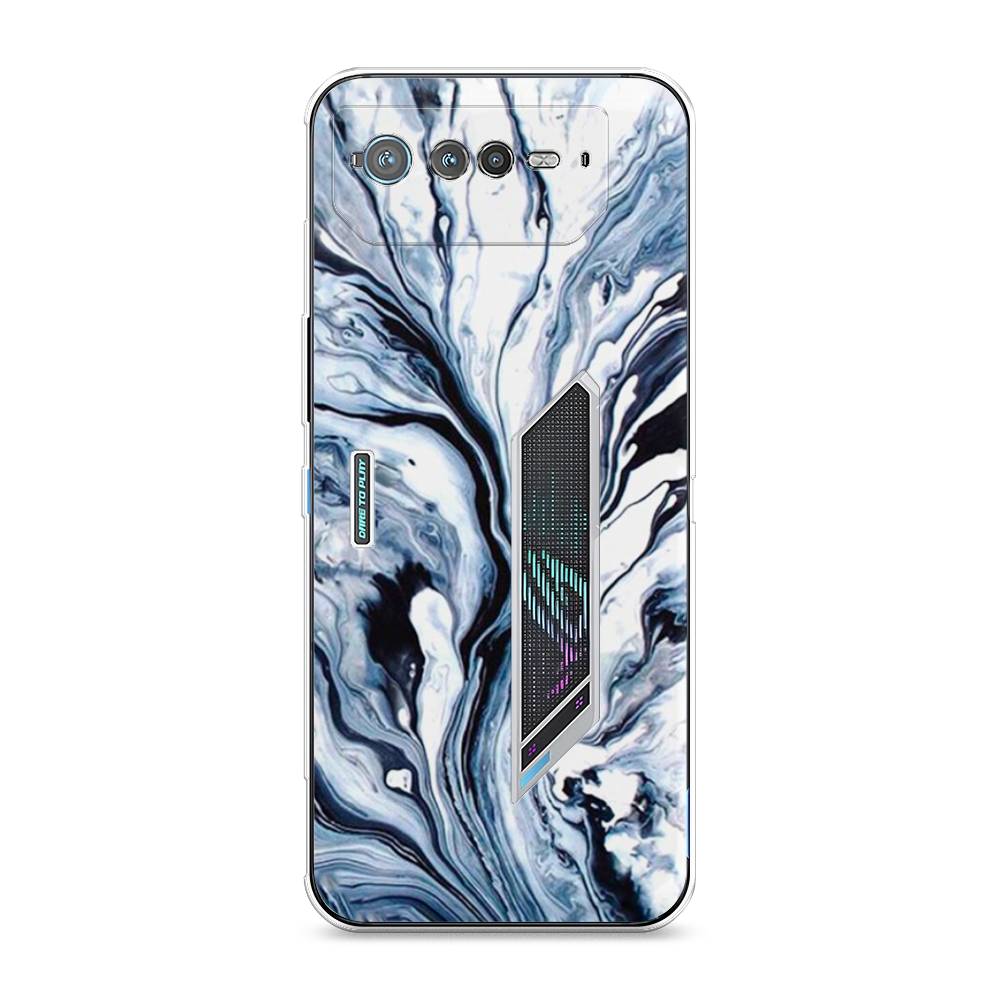 

Чехол Awog на Asus ROG Phone 6 "Голубой минерал мрамор", 44650-3