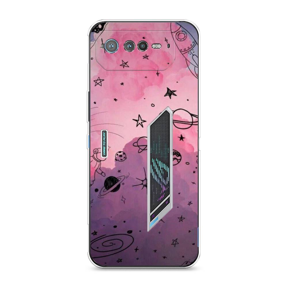 

Чехол Awog на Asus ROG Phone 6 "Радуга планет 3", 44650-4