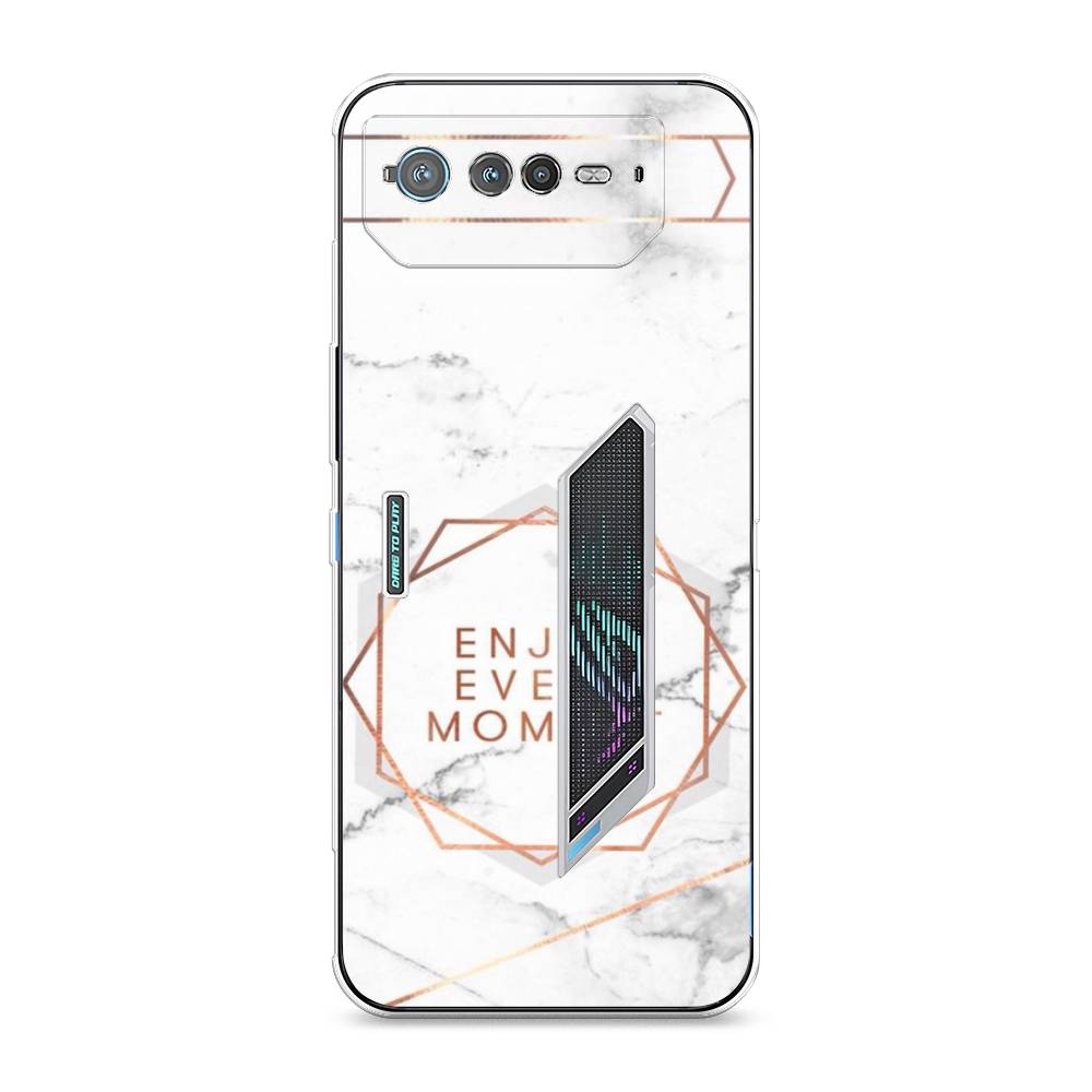 

Чехол Awog на Asus ROG Phone 6 "Enjoy every moment мрамор", 44650-7