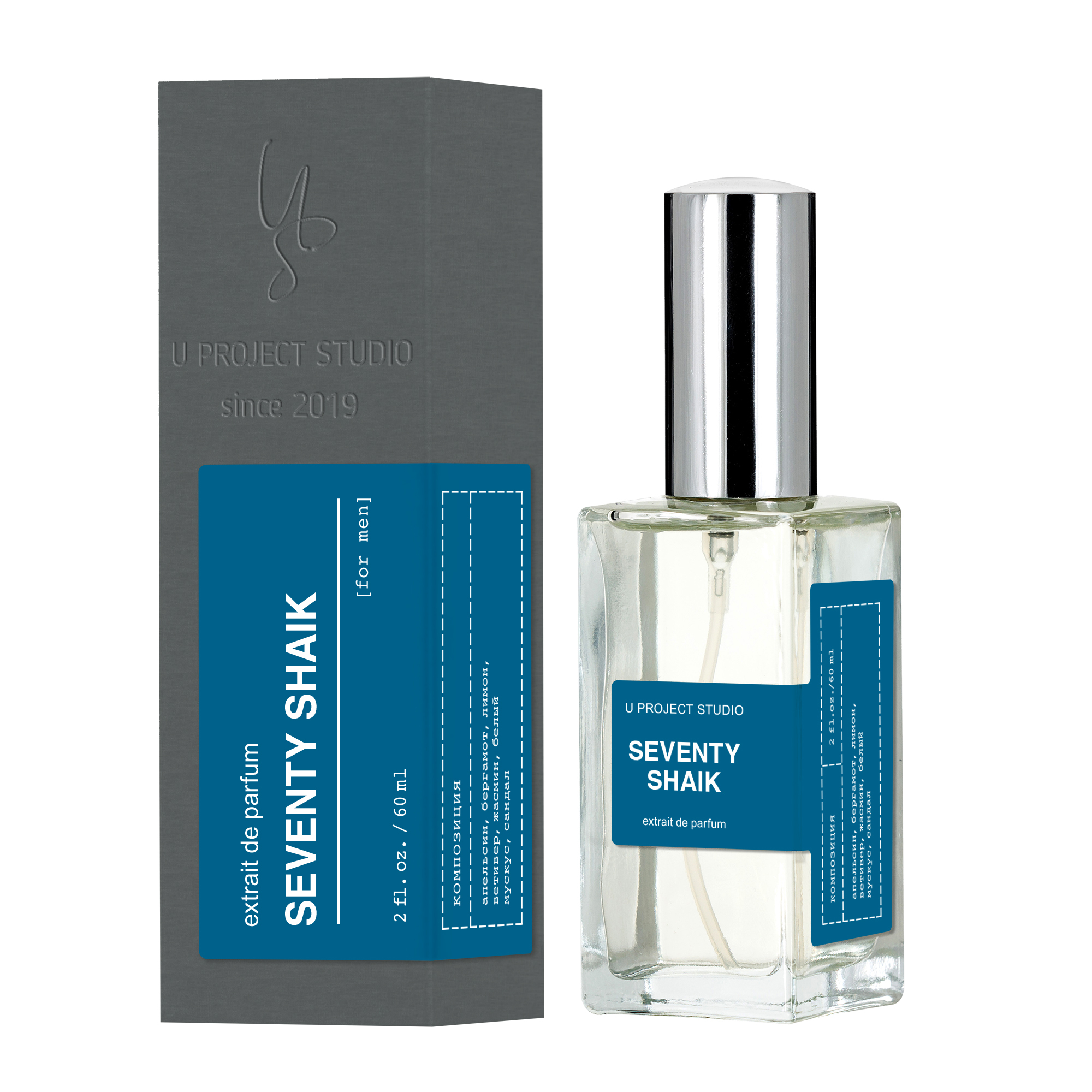

Духи мужские U Project Studio Seventy Shaik 60 мл, Seventy Shaik Man, 60 мл