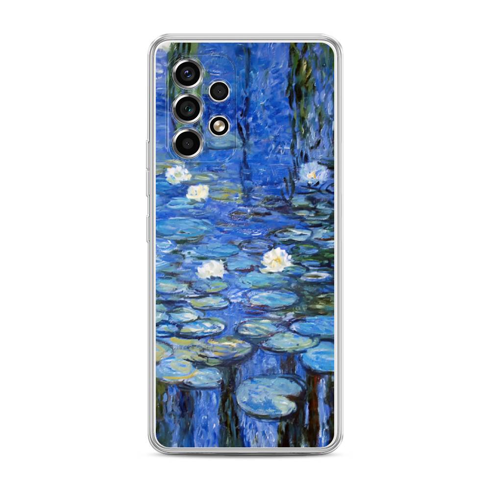 

Чехол на Samsung Galaxy A53 5G "Нарисованный пруд", Синий;зеленый, 2104550-4