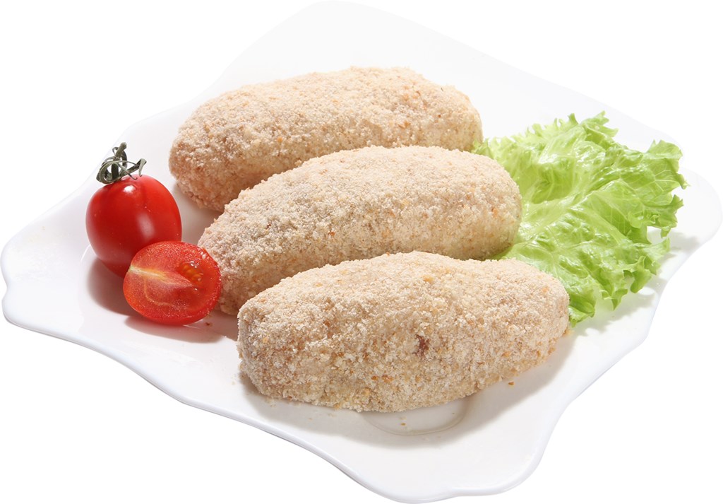 

Зразы панированные куриные Киты еды с сыром охлажденные