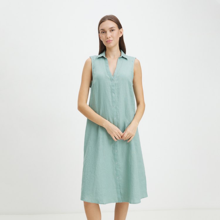 

Платье женское Maison David BLN924 голубое M, Голубой, BLN924