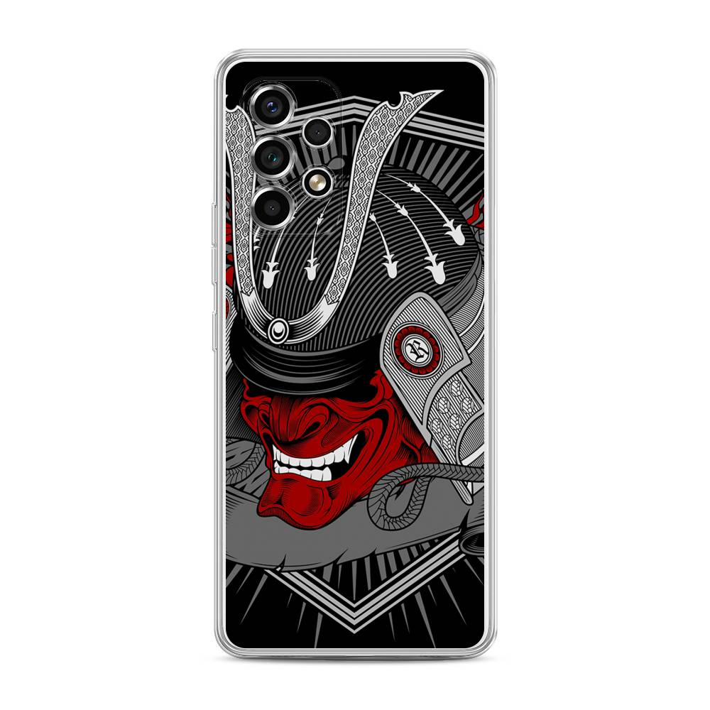 

Чехол на Samsung Galaxy A53 5G "Красная маска самурая", Белый;красный;черный, 2104550-4