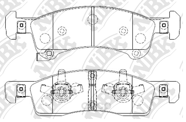 

Тормозные колодки NiBK PN0416