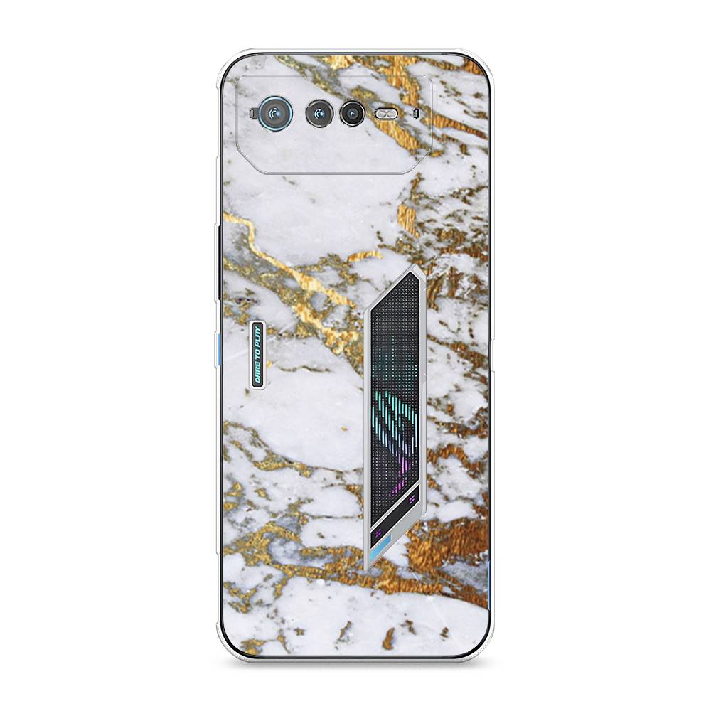 

Чехол Awog "Белый мрамор" для Asus ROG Phone 6, 44650-3