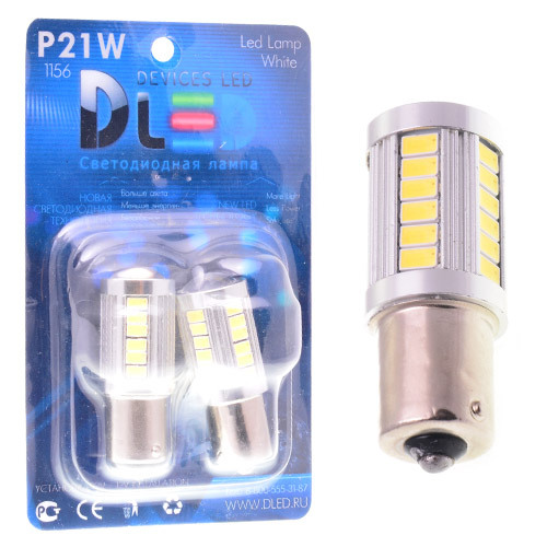 

Светодиодная автомобильная лампа 1156 - P21W - S25 - BA15s 27 SMD5630 (Комплект 2 лампы.), 1156 - P21W - S25 - BA15s 27 SMD5630