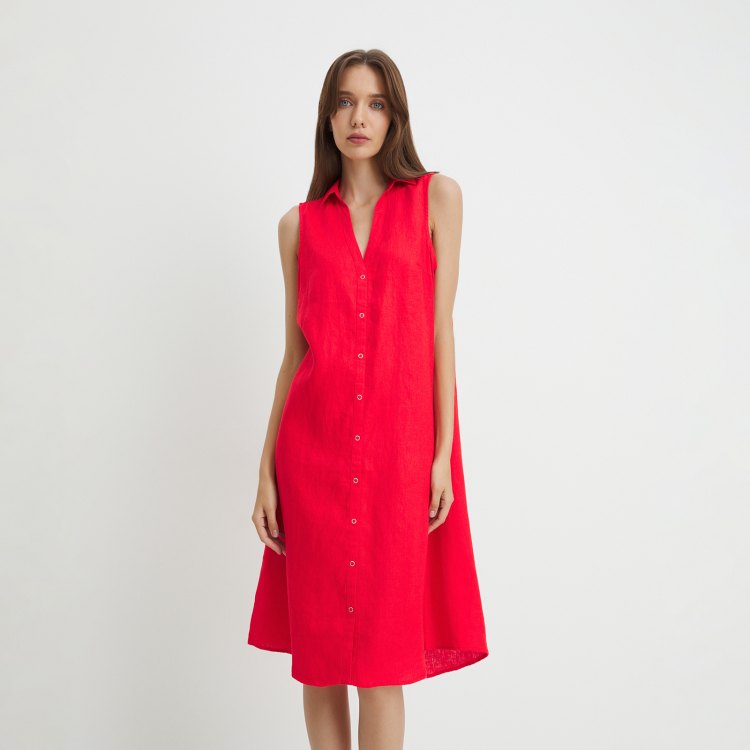 

Платье женское Maison David BLN924 красное XS, Красный, BLN924