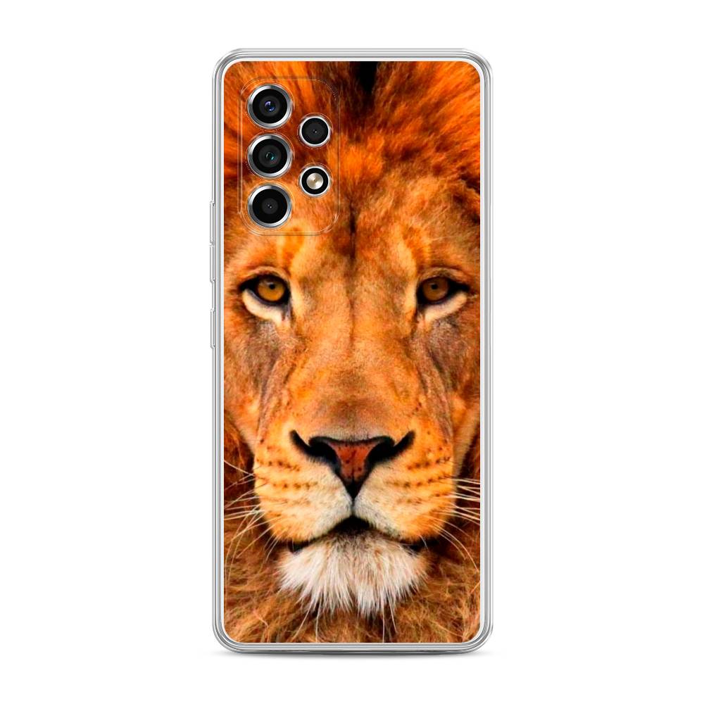 

Чехол на Samsung Galaxy A53 5G "Благородный лев", Оранжевый, 2104550-1