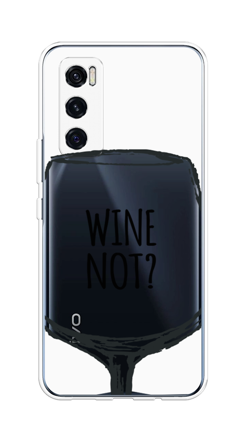 

Чехол на Vivo V20 SE "Wine not white", Белый, 263550-6