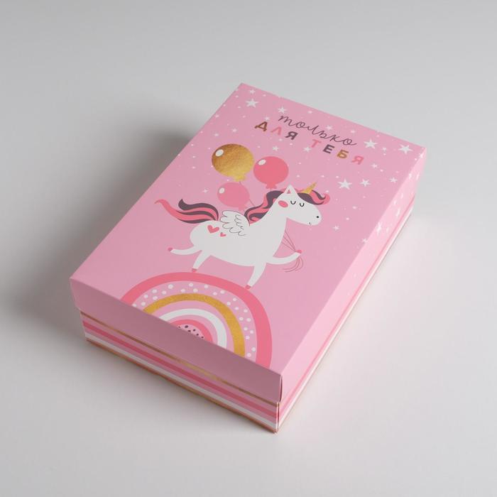 

Коробка складная «Единорог», 30  20  9 см, Коллекция упаковки "Единороги"