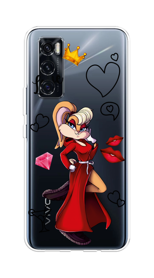 

Чехол на Vivo V20 SE "Rich Lola Bunny", Красный;бежевый;оранжевый, 263550-6