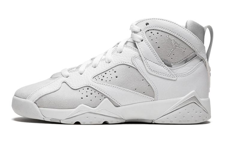 

Кроссовки унисекс Jordan Air Jordan 7 Retro Pure Platinum GS белые 40 EU, Белый, Air Jordan 7 Retro Pure Platinum GS