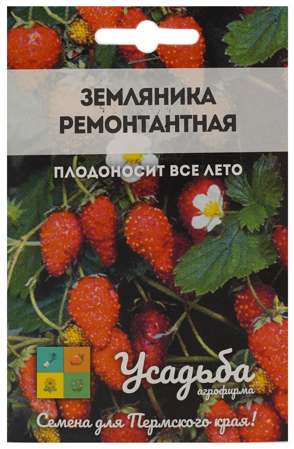 

Семена Агрофирма Усадьба Земляника Ремонтантная 0,03 г