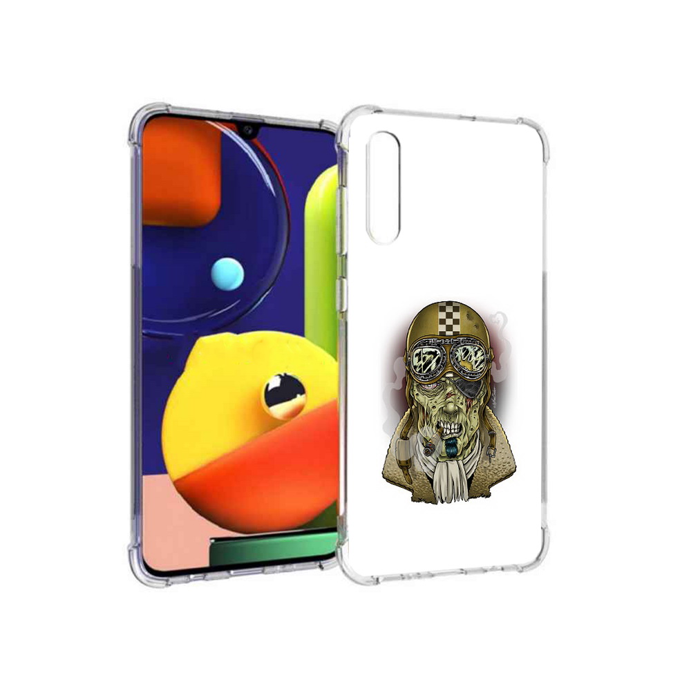 

Чехол MyPads Tocco для Samsung Galaxy A70 военный зомби (PT128584.546.264), Прозрачный, Tocco