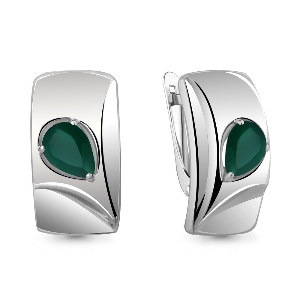 

Серьги из серебра с агатом Aquamarine Aquamarine 4759809_925_р, 4759809_925_р