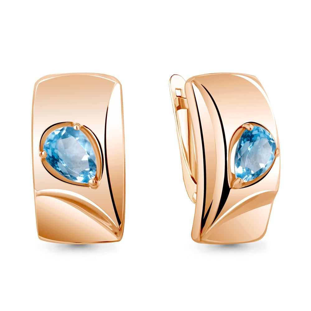 

Серьги из серебра с топазом Aquamarine Aquamarine 4759805_925_з, 4759805_925_з