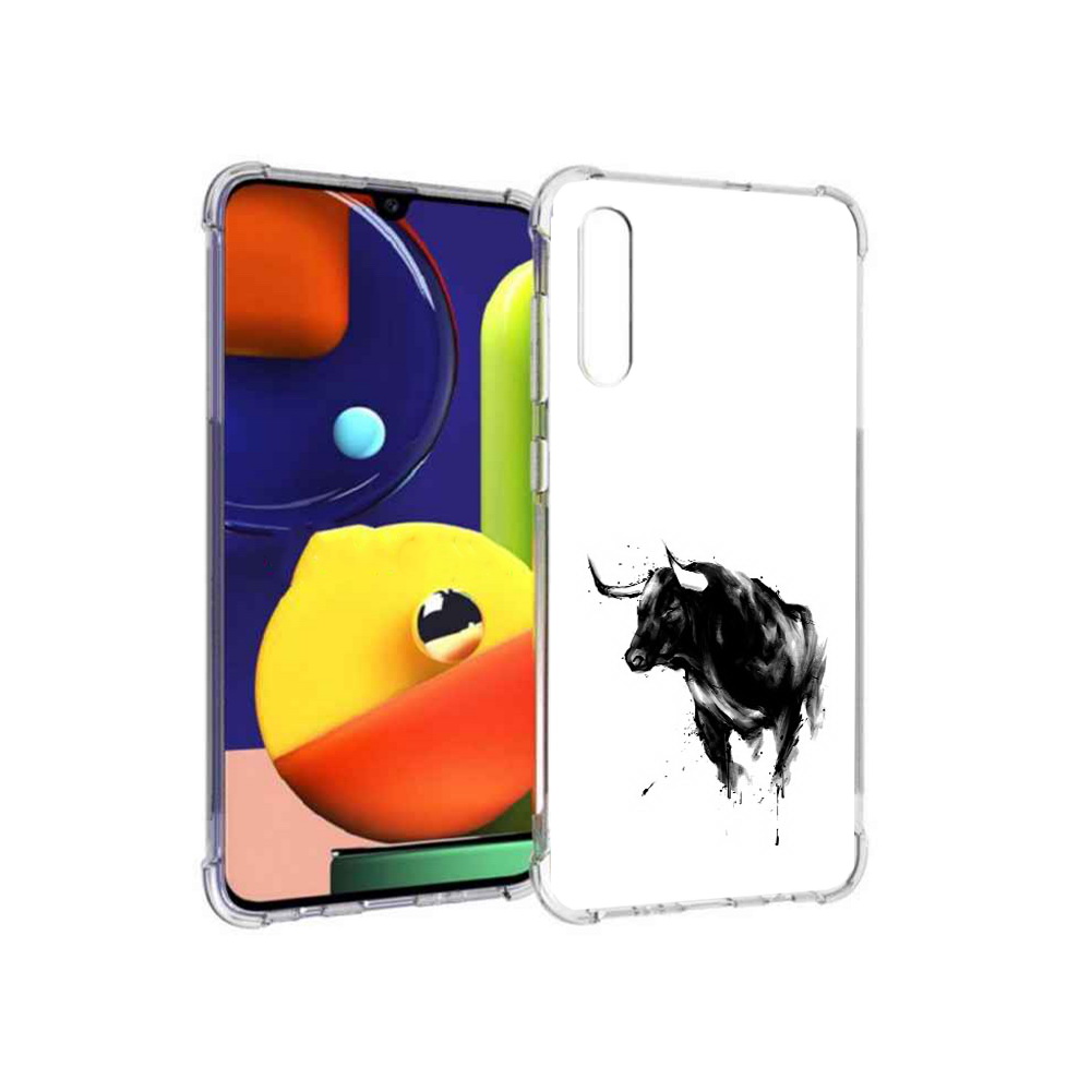 

Чехол MyPads Tocco для Samsung Galaxy A70 бык (PT128584.546.254), Прозрачный, Tocco