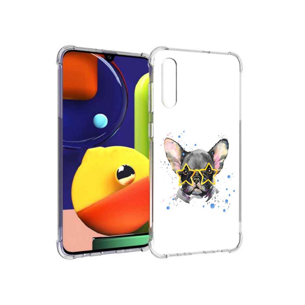 Чехол MyPads Tocco для Samsung Galaxy A70 буля в очках (PT128584.546.252)