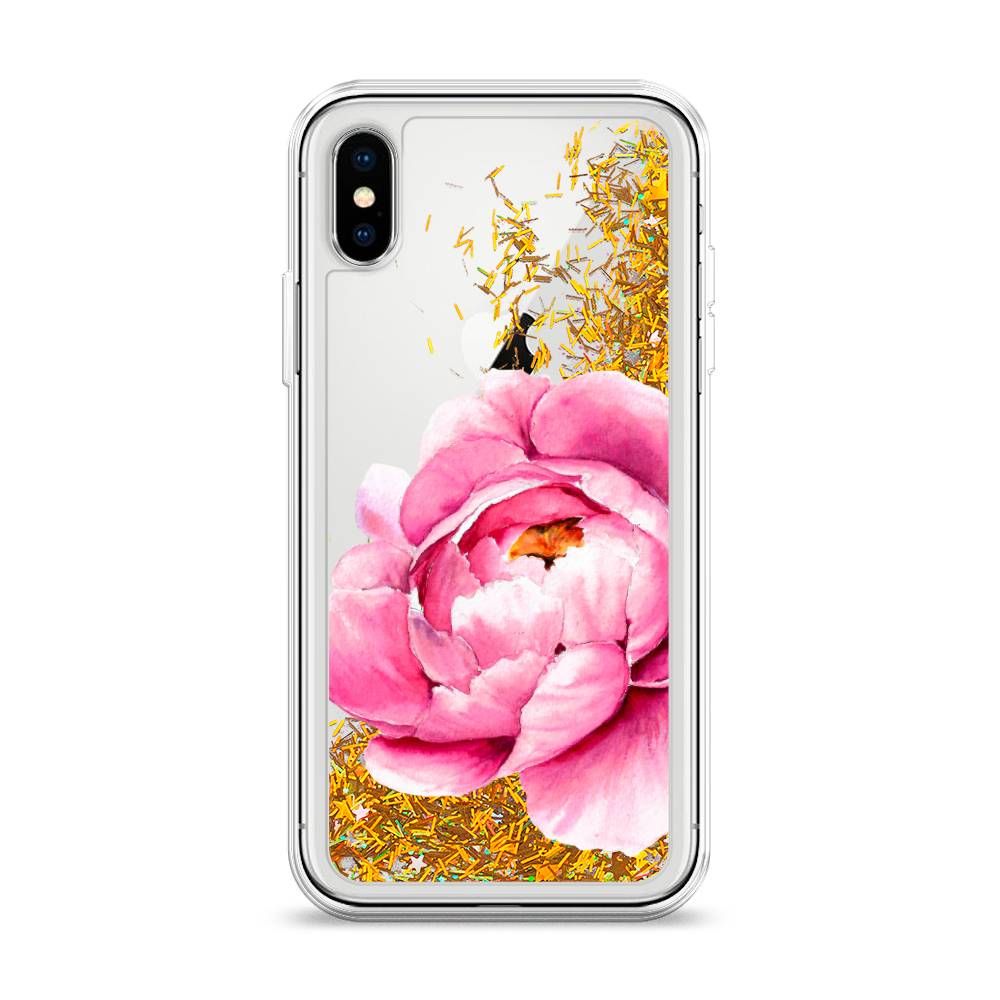 

Чехол Awog на Apple iPhone XS (10S) / Айфон XS (10S) "Прекрасный пион", 11890-1