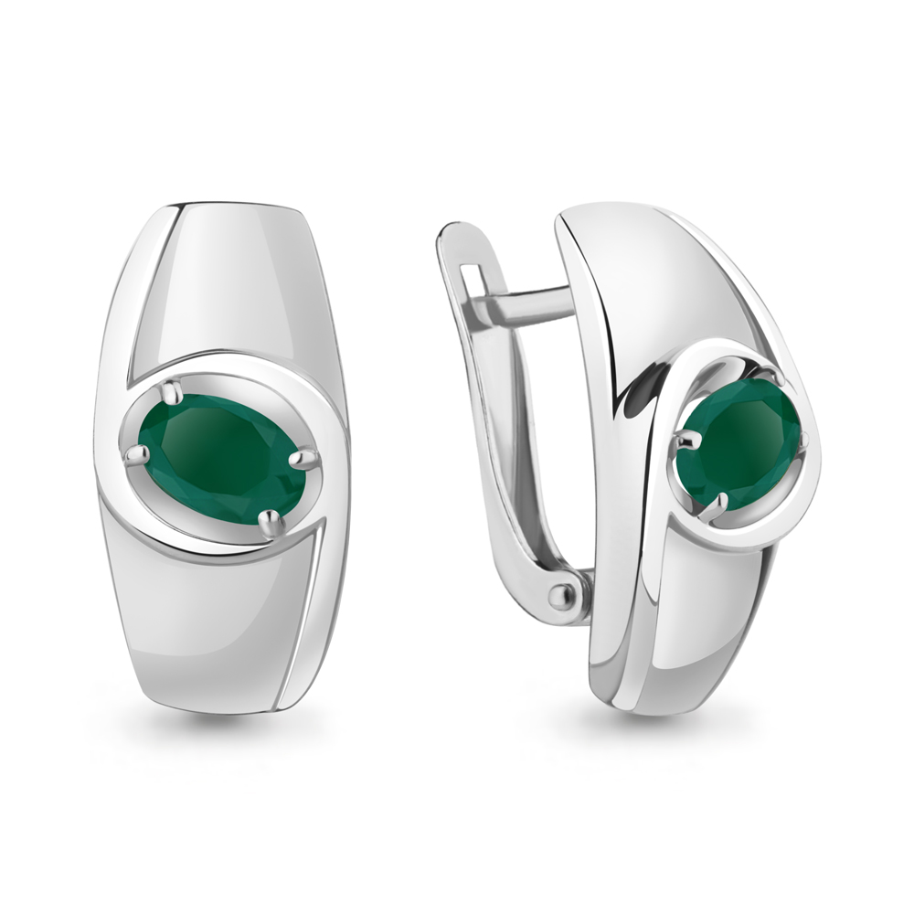 

Серьги из серебра с агатом Aquamarine Aquamarine 4759709_925_р, 4759709_925_р