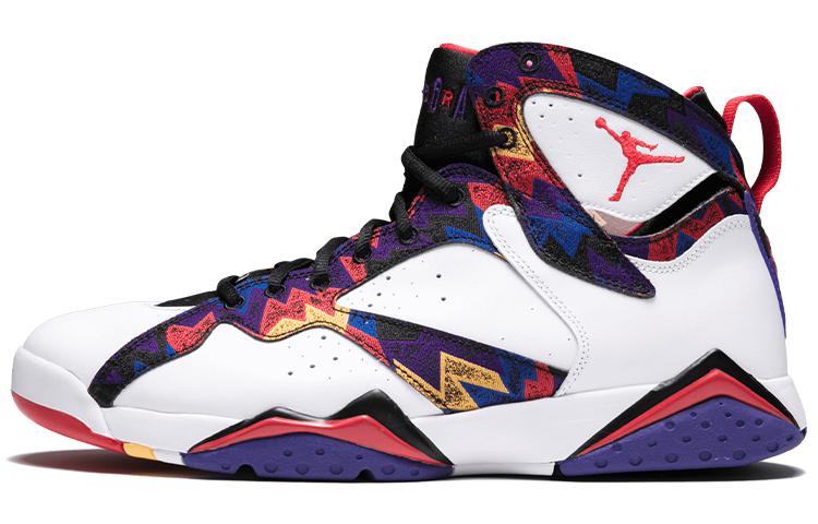 

Кроссовки унисекс Jordan Air Jordan 7 Retro Nothing But Net разноцветные 45 EU, Разноцветный, Air Jordan 7 Retro Nothing But Net