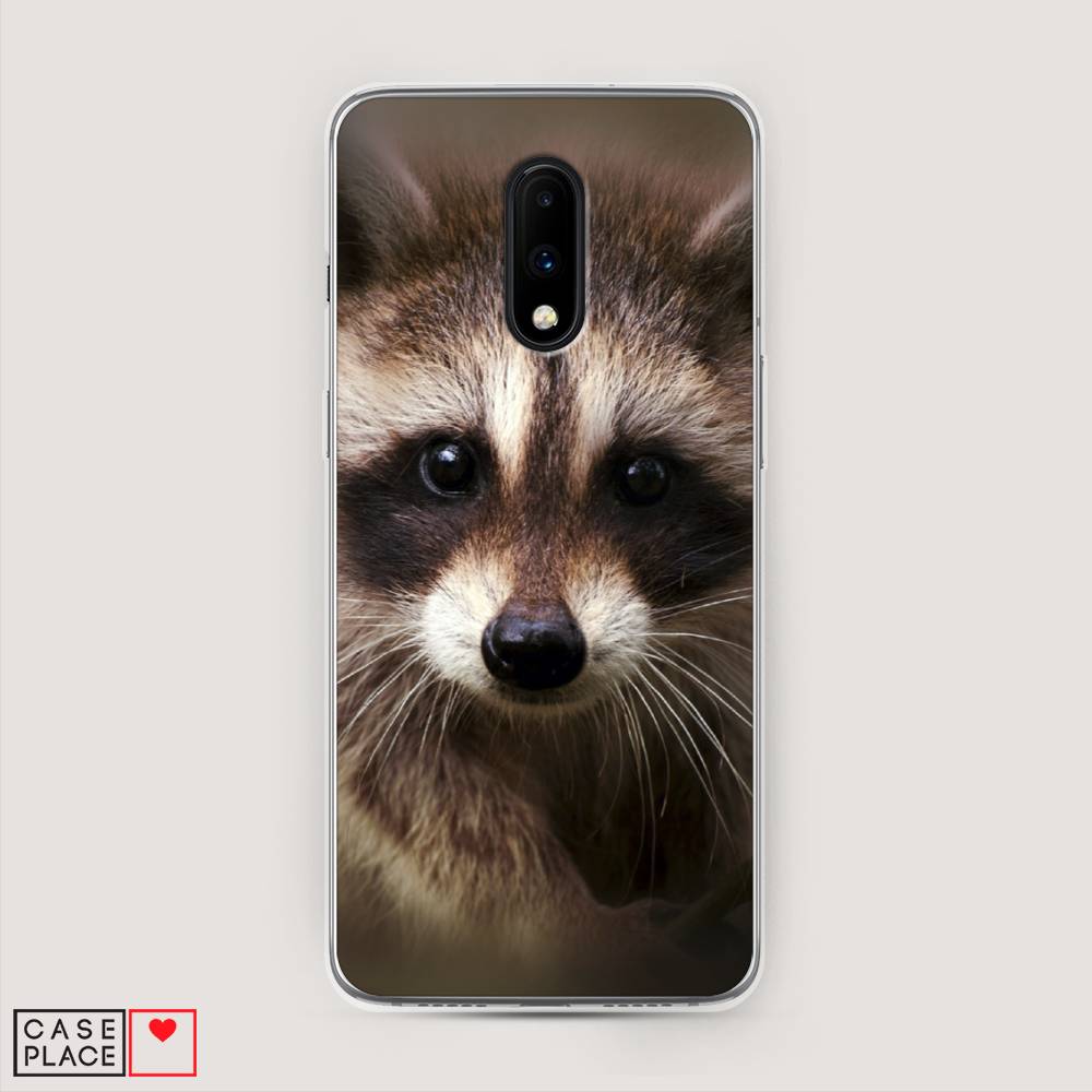 

Чехол Awog на OnePlus 7 / ВанПлас 7 "Енот", Коричневый, 150750-1