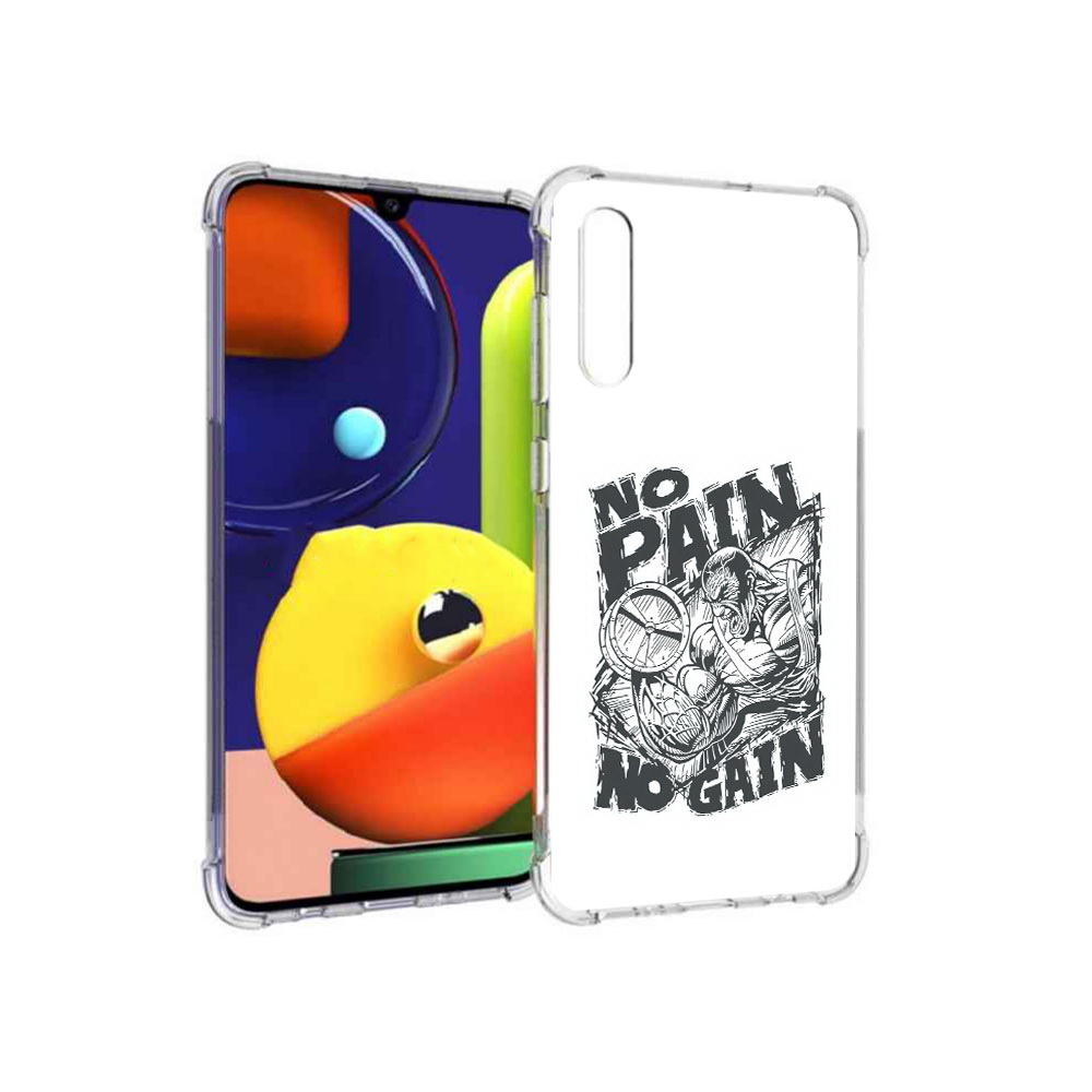 

Чехол MyPads Tocco для Samsung Galaxy A70 бодибилдинг тяжелая работа (PT128584.546.238), Прозрачный, Tocco
