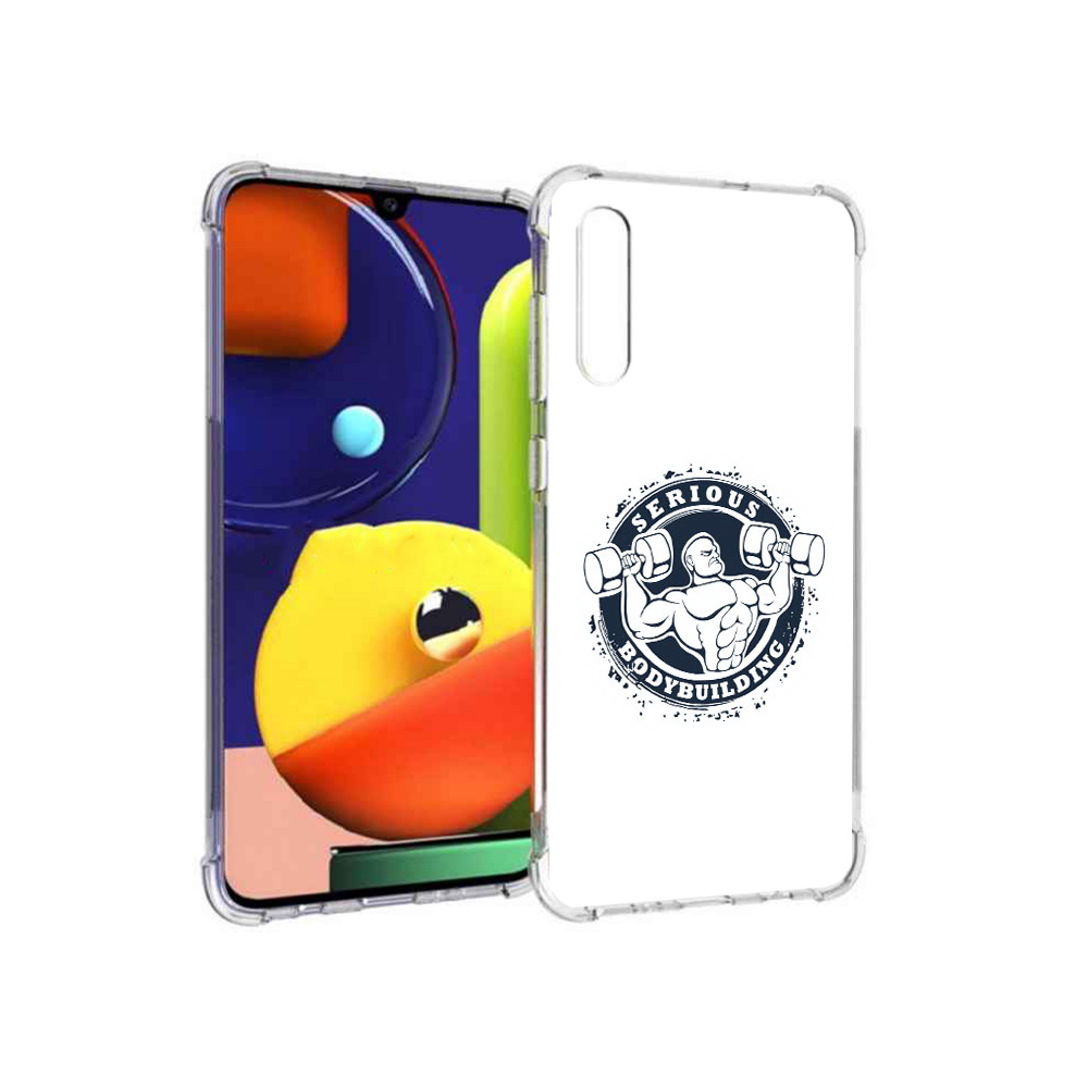 

Чехол MyPads Tocco для Samsung Galaxy A70 бодибилдинг воля к победе (PT128584.546.231), Прозрачный, Tocco