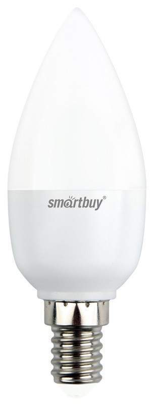 фото Лампа светодиодная smartbuy e14 9,5w 6000k "свеча" арт. 663681 - (10 шт.)