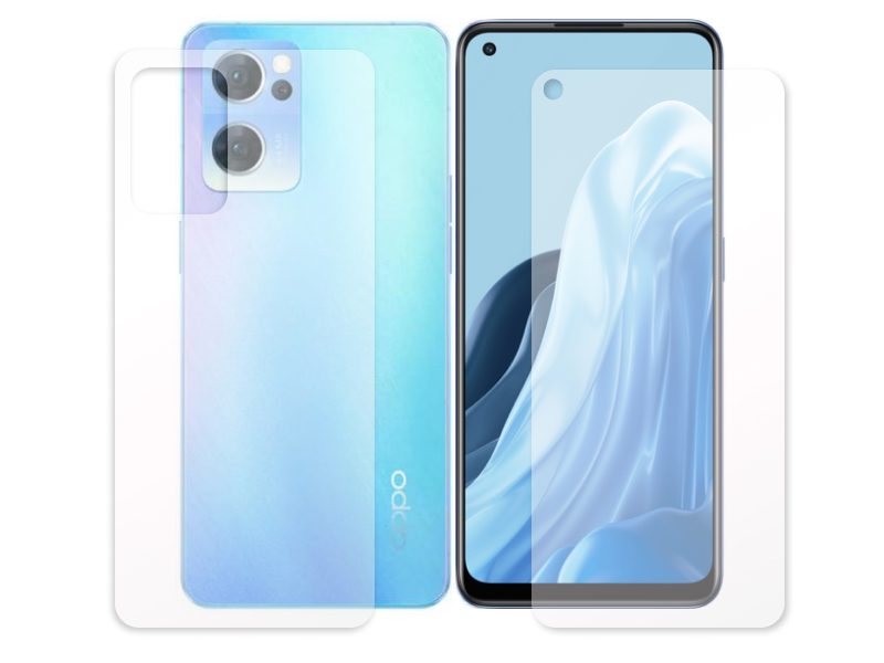 

Гидрогелевая пленка LuxCase для Oppo Reno 7 0.14mm Front and Back Matte 90429, Oppo Reno 7