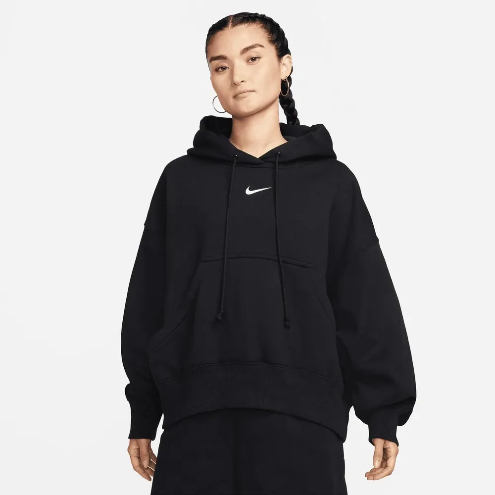 

Худи женское Nike Sportswear Phoenix Fleece DQ5858 черное M, Черный, Sportswear Phoenix Fleece