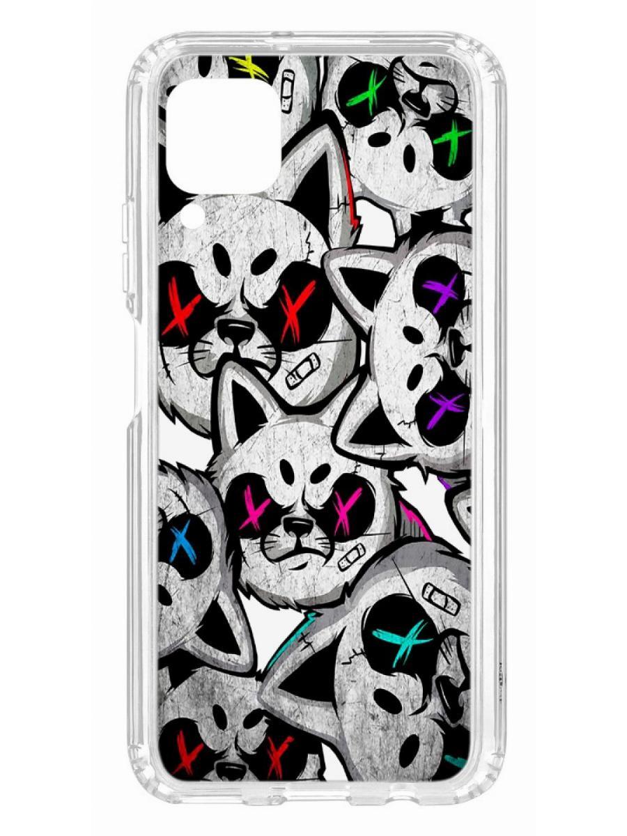 

Чехол на Huawei P40 Lite Kruche Print Angry Cats